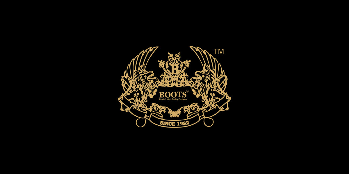 BOOTS crest — Hand Crafted Quality Footwear, since 1982