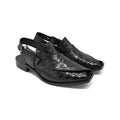 Peshawari Chappal (embossed crocodile)
