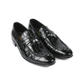 Tassles Croc Black
