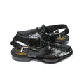 Ostrich Leather Peshawari - Black